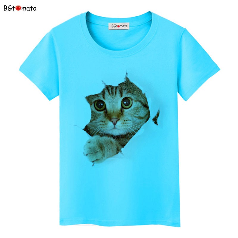 BGtomato-Super-cute-3D-little-cats-t-shirt-women-lovely-cool-summer-shirts-Good-quality-comfortable--32452582267