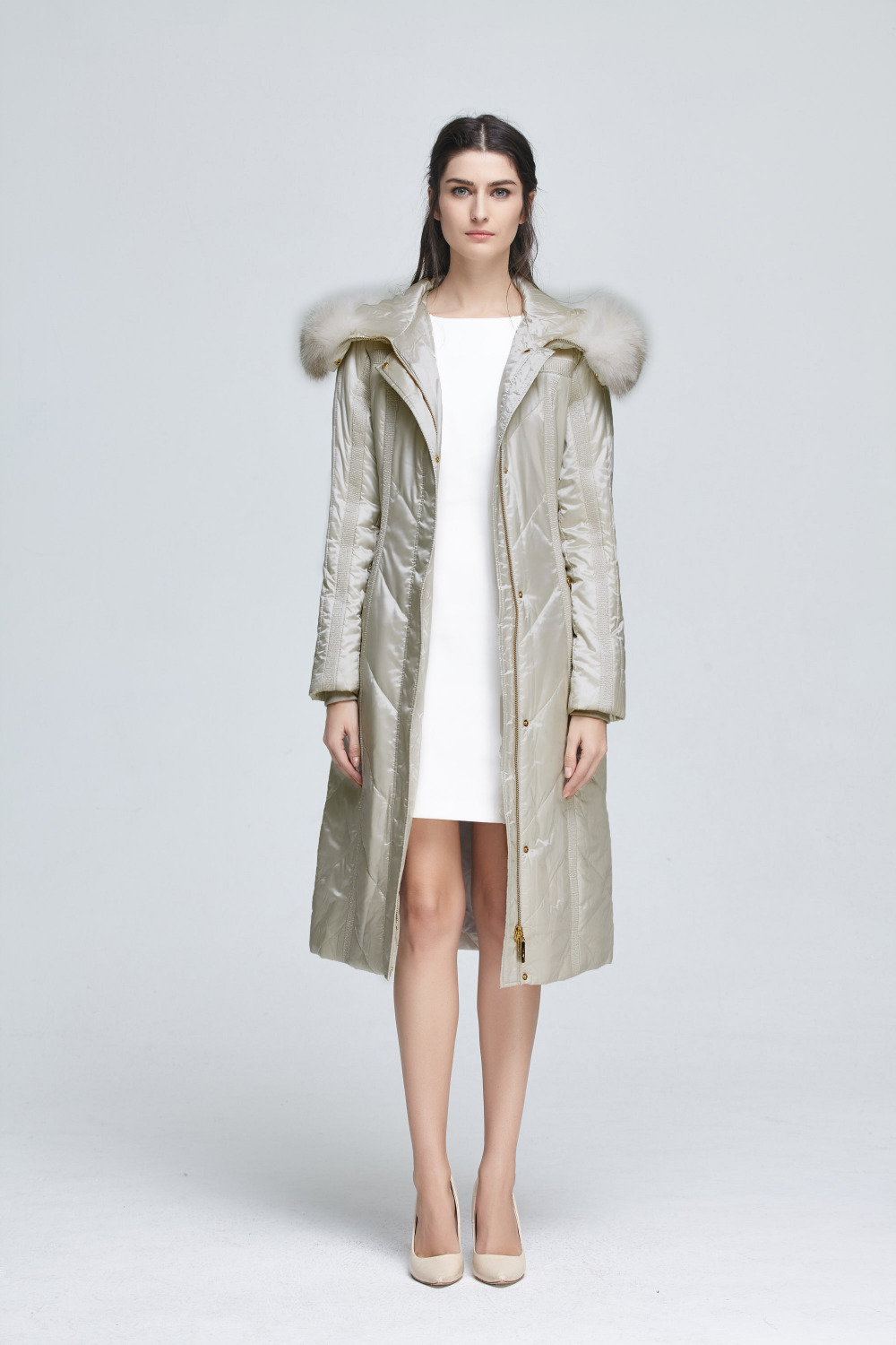 Basic-Editions-Women-Winter-Fox-Fur-Slim-Fit-Belt-with-Hood-Long-Cotton-Coat-Jacket---Y2320-32793055979