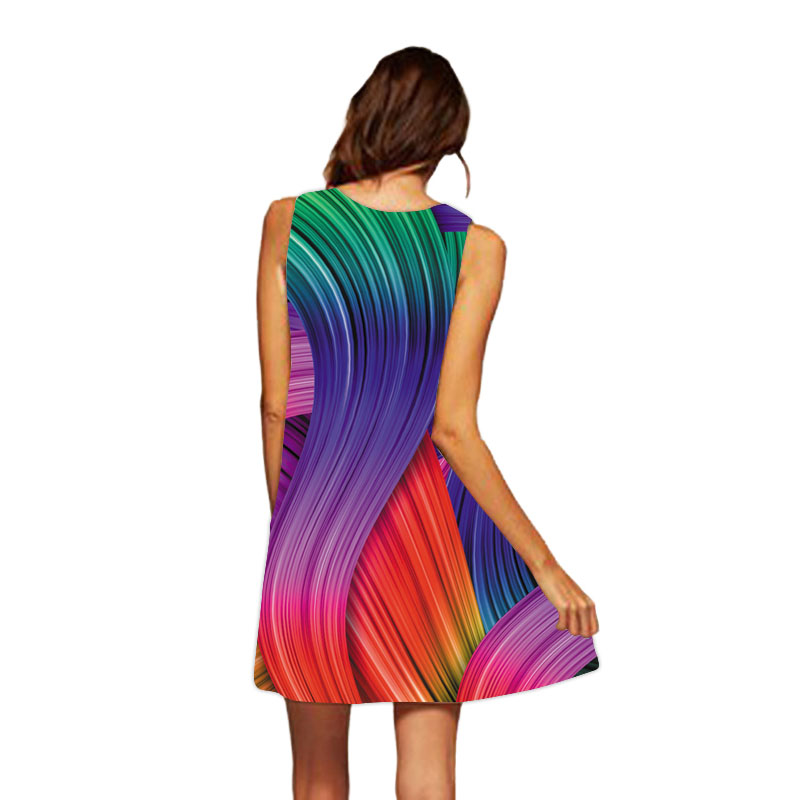 Beach-dress-Women-2017-Casual-Chiffon-O-Neck-Colours-Personality-Print-Sleeveless-Party-Club-Tank-Mi-32717124291