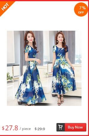 Beautiful-2017--New-Summer-Bohemia-Floral-Print-Chiffon-Dress-Casual-Pleated-O-neck-Patchwork-Women--32621355364