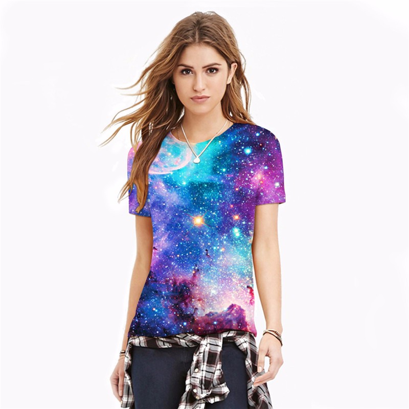 Beautiful-Space-T-shirts-Fashion-Womens-t-shirt-Colorful-3D-HD-Print-Summer-Round-Neck-Short-Sleeve--32622016237