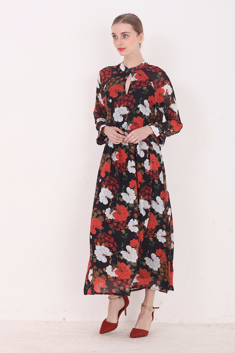 Bella-Philosophy-2017-spring-new-women-red-Floral-print-Chiffon-dress-long-sleeved-long-maxi-dress-32599929054