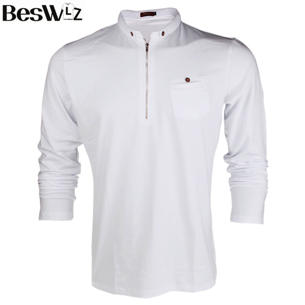 Beswlz-New-Men39s-Tops-Polo-Shirts-Long-Sleeve-Cotton-Slim-Classical-Business-Casual-Men-Spring-Autu-32705907940