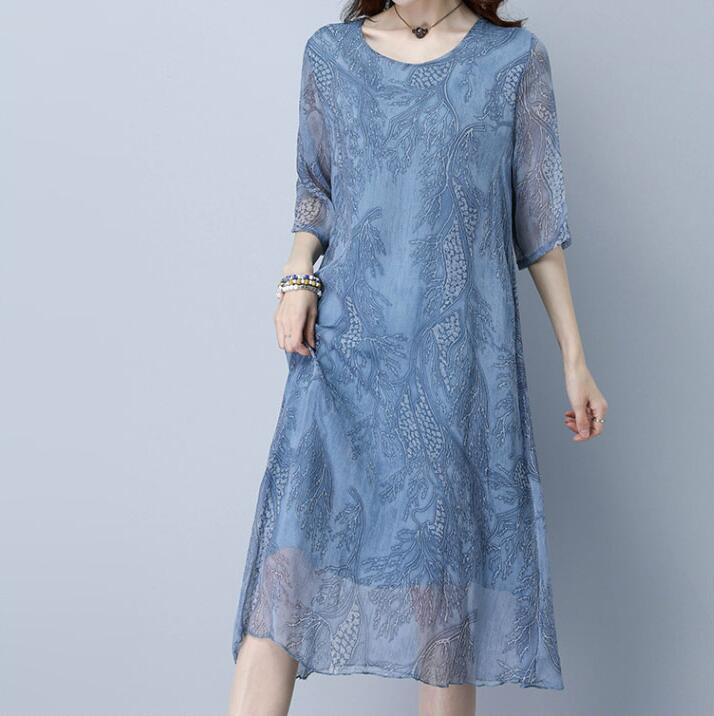 Big-sizes-woman-clothing-2018-Female-Large-Size-Dresses-Fancy-Printing-Half-Sleeve-slim-casual-Dress-32626082472