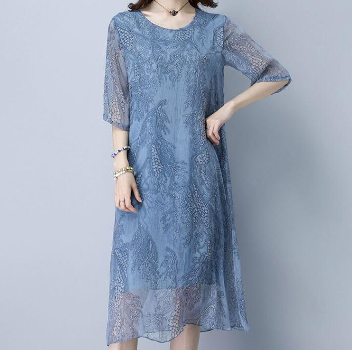 Big-sizes-woman-clothing-2018-Female-Large-Size-Dresses-Fancy-Printing-Half-Sleeve-slim-casual-Dress-32626082472