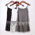 Black-amp-White-Lace-Tank-Dress-Large-Size-Elastic-Basic-Underdress-Women-Casual-Summer-Bohemian-Sty-32781812872