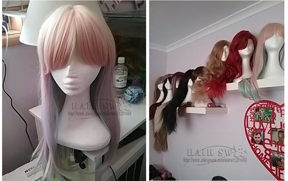 Blonde-Pastel-color-highlights-rainbow-wig-multi-colorful-wig-Long-straight-hair-Heat-resistant-Fair-1985295700