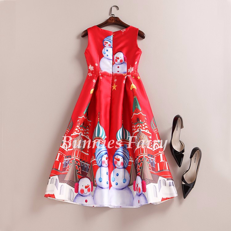 BunniesFairy-2017-New-Arrival-Snowman-Cartoon-Print-High-Waist-Red-Vest-Dress-Christmas-New-Year-Par-32546531573