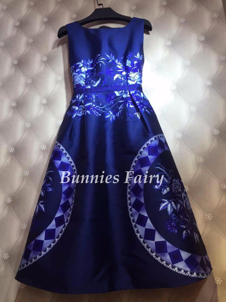 BunniesFairy-2017-Spring-Summer-New-Trendy-Ladies-Retro-Vintage-Token-Floral-Print-High-Waist-A-Line-32630213876