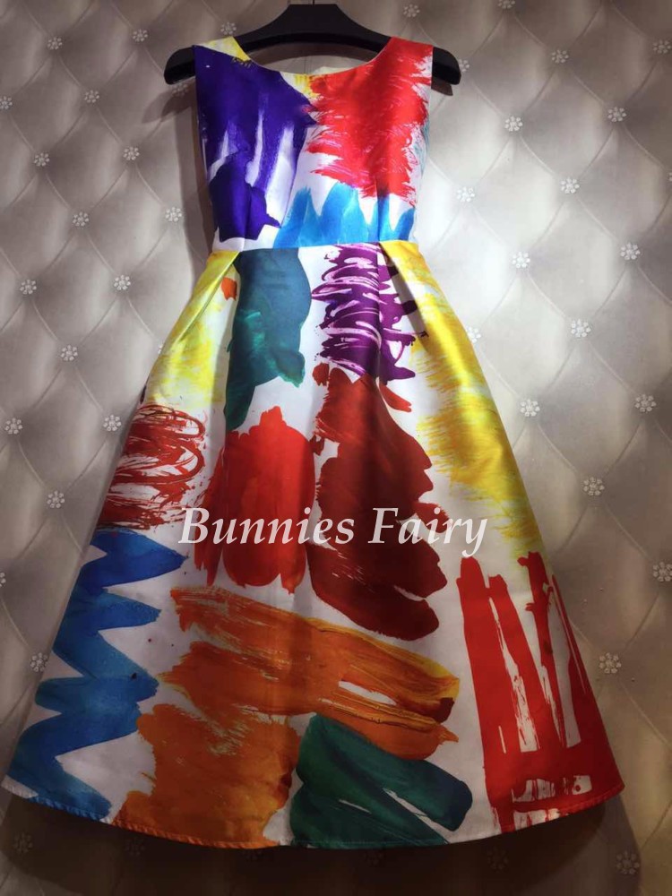 BunniesFairy-2018-Spring-Summer-New-Womens-Vintage-Retro-Fantasy-Abstract-Style-Graffiti-Floral-Prin-32631188790