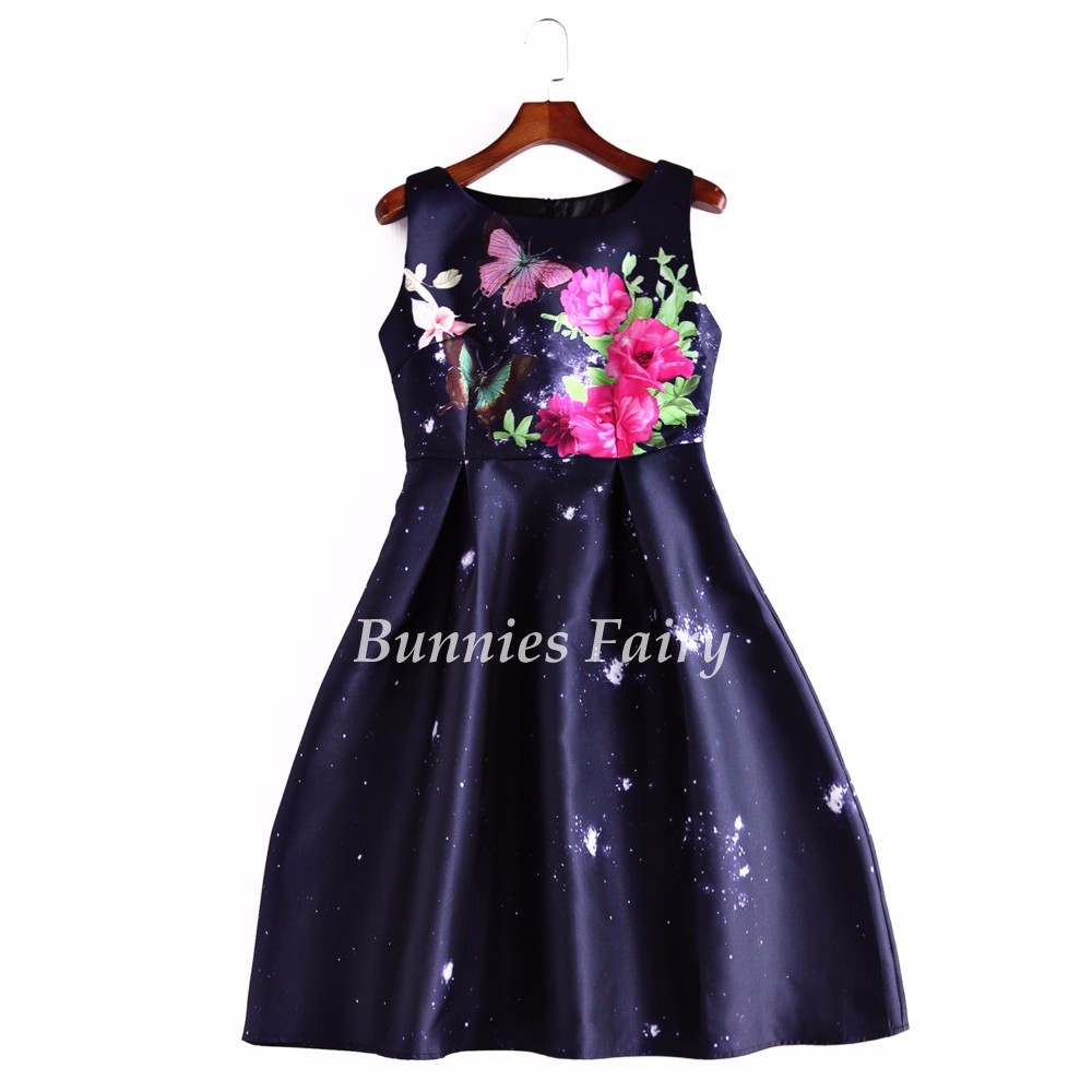 BunniesFairy-2018-Women-Summer-Dress-Runway-Vintage-Fantasy-Butterfly-Flower-Floral-Print-Robe-High--32665843202