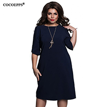 COCOEPPS-Fashion-casual-Sequins-women-dresses-big-sizes-Turtleneck-Dress-plus-size-women-clothing-5x-32788821144