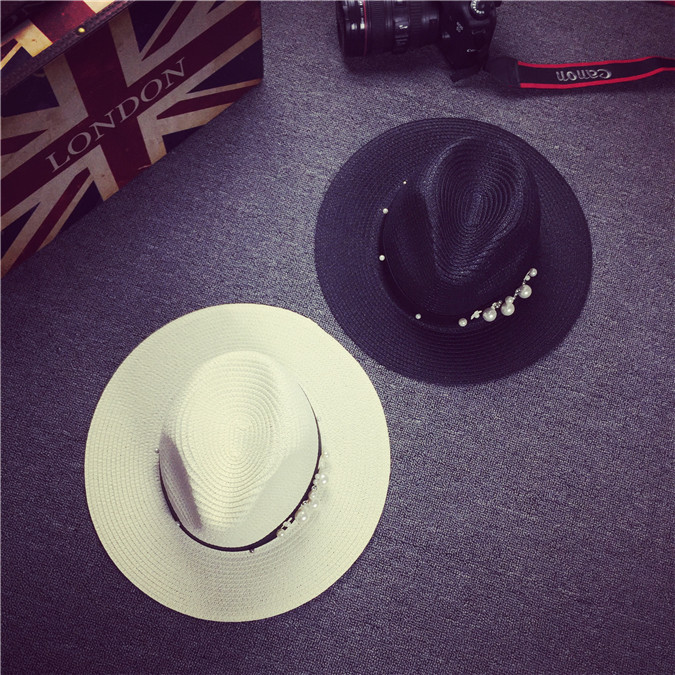 COKK-New-Spring-Summer-Hats-For-Women-Flower-Beads-Wide-Brimmed-Jazz-Panama-Hat-Chapeu-Feminino-Sun--32652375117