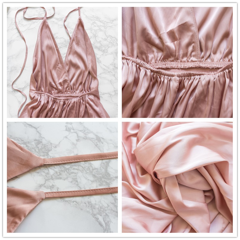 COLROVIE-Maxi-Party-Summer-Dress-Women-2017-Pink-Elegant-Surplice-Front-High-Slit-Sexy-Dresses-New-C-32798546358