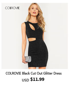 COLROVIE-Summer-Sexy-Women39s-Black-Cut-Out-Zipper-Bodycon-Short-Dress-Round-Neck-Sleeveless-Sheath--32701822299