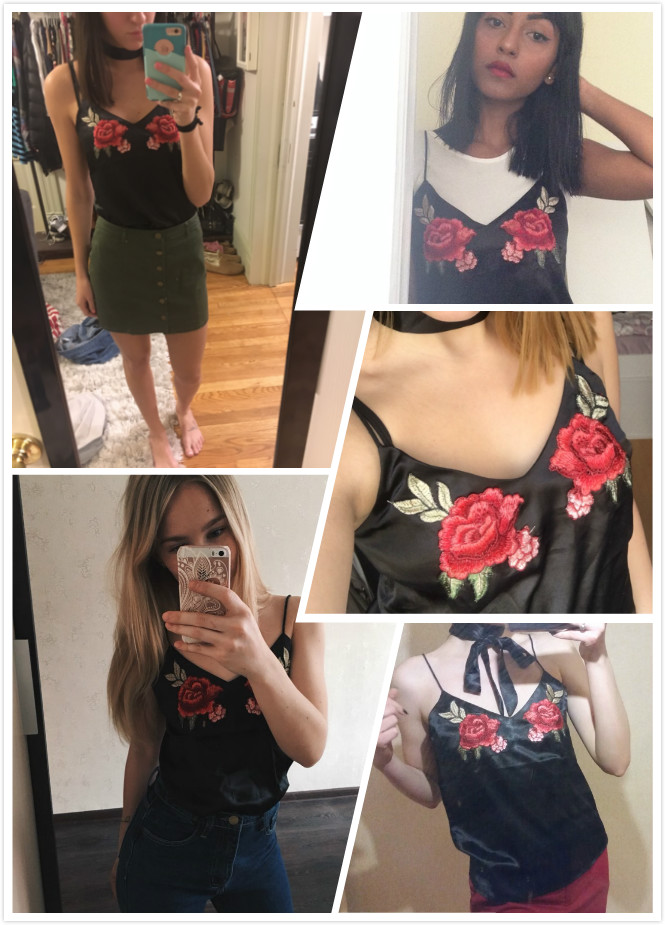 COLROVIE-Summer-Women-Tops-Black-Embroidered-Rose-Patch-Sexy-Cami-Top-With-Neck-Tie-Clothing-2017-Vi-32794138526