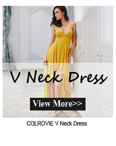 COLROVIE-Vintage-Backless-Halter-Women-Dresses-Summer-Sexy-Ladies-Multicolor-Plunge-V-neck-Tassel-Ti-32659660684