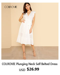 COLROVIE-Vintage-Backless-Halter-Women-Dresses-Summer-Sexy-Ladies-Multicolor-Plunge-V-neck-Tassel-Ti-32659660684