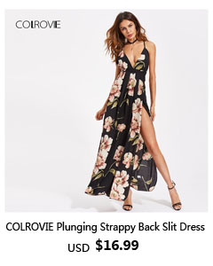 COLROVIE-Vintage-Backless-Halter-Women-Dresses-Summer-Sexy-Ladies-Multicolor-Plunge-V-neck-Tassel-Ti-32659660684