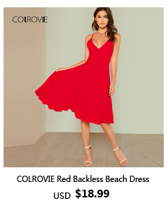 COLROVIE-Vintage-Backless-Halter-Women-Dresses-Summer-Sexy-Ladies-Multicolor-Plunge-V-neck-Tassel-Ti-32659660684