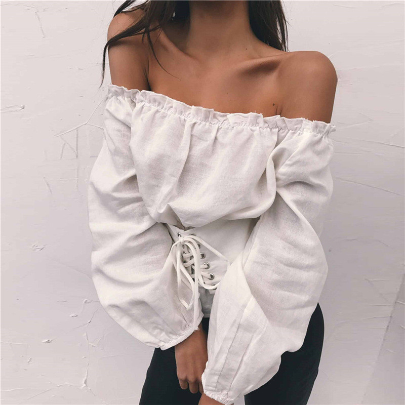 CXLKST-Corset-Tie-Women-Fashion-Restore-White-Slim-Bandage-Sexy-Slash-Neck-Off-Shoulder-Long-Sleeve--32679555462