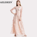 Casual-Dress-2017-New-Fashion-Sleeveless-Sequined-High-Street-Summer-Luxury-Pleat-Blue-Elegant-Desig-32725084344