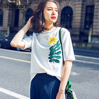 Cheerart-Plus-Size-T-Shirt-Women-Loose-Cartoon-Pattern-Print-Linen-Cotton-Korean-Fashion-Tops-Autumn-32774003810