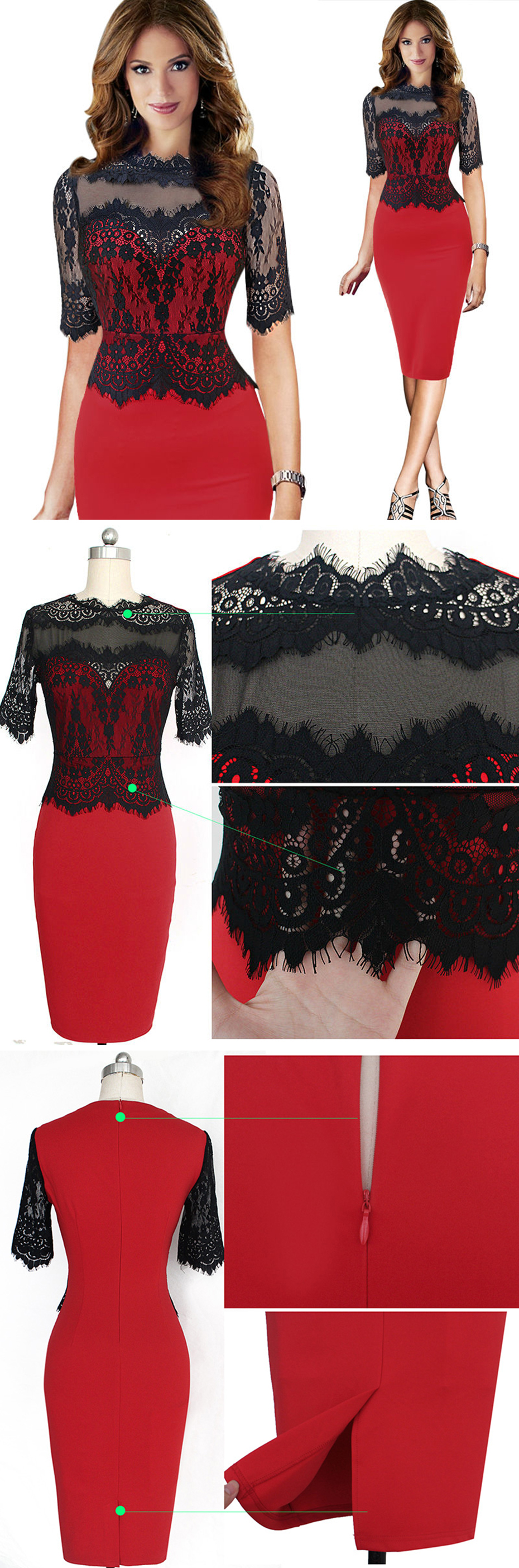 Chu-Ni-2018-New-Summer-Dress-Women-Sexy-Floral-Lace-Peplum-Patchwork-Half-Sleeve-See-Through-Evening-32733947179