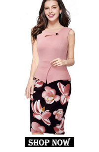 Classic-High-grade-Women-Vintage-Design-Elegant-Front-Zipper-Solid-color-Office-work-Party-wiggles-B-32691338475