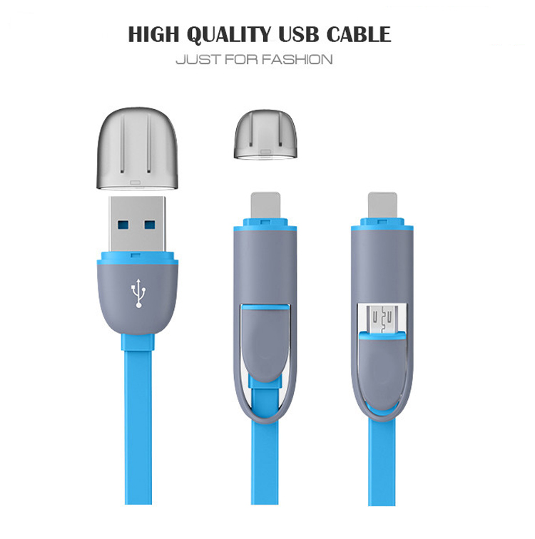 Colorful-Micro-USB-Cable-8Pin-2-in-1-Sync-Data-Charging-USB-Cable-for-iPhone-5-6-6s-plus-Fast-Charge-32692569654