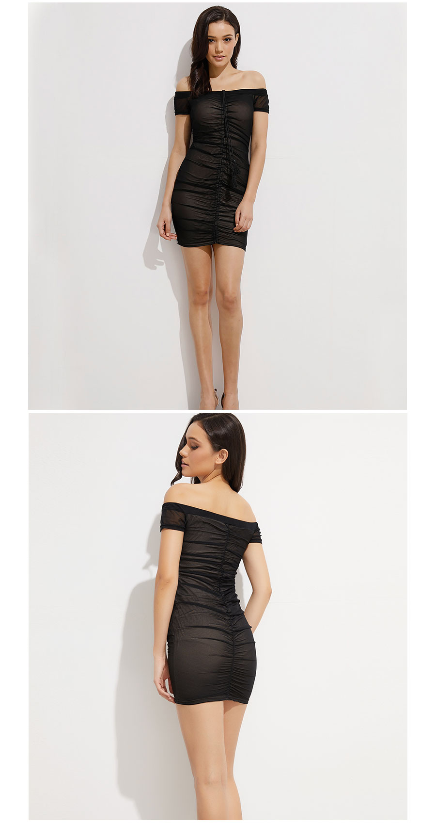 Colysmo-Off-Shoulder-Lift-Up-Drawstring-Ruched-Sheer-Mesh-Dress-Mini-Strapless-Club-Party-Bodycon-Wo-32800298344