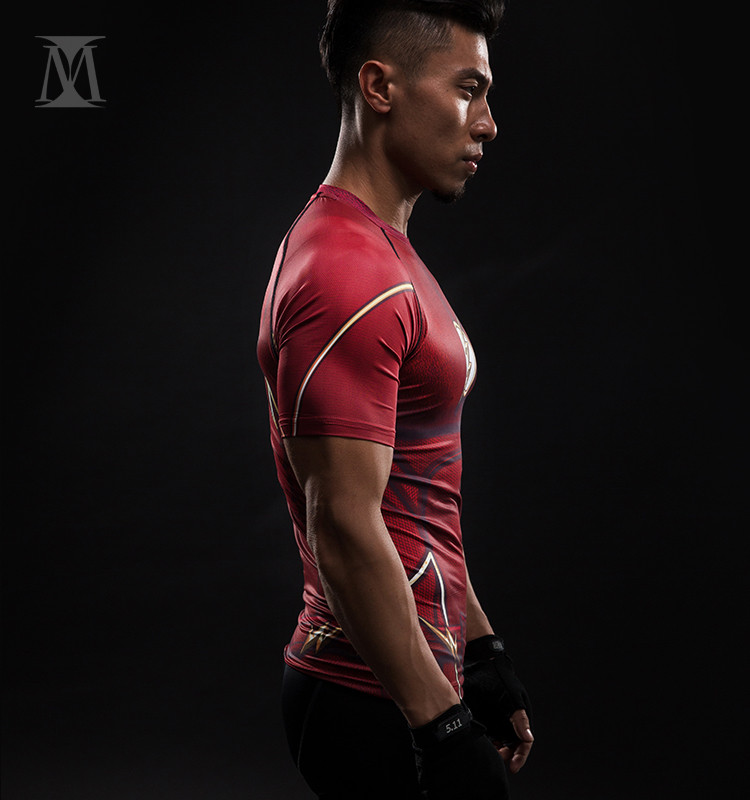 Compression-Shirt-Flash-3D-Printed-T-shirts-Men-Raglan-Short-Sleeve-Flash-Cosplay-Costume-Quick-Dry--32703573614