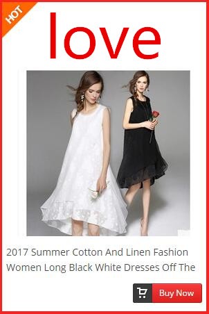 Cool-2017-Free-Shipping-New-Spring-Summer-Cotton-Linen-Fashion-Women-Long-Black-White-Dresses-Loose--32782643064