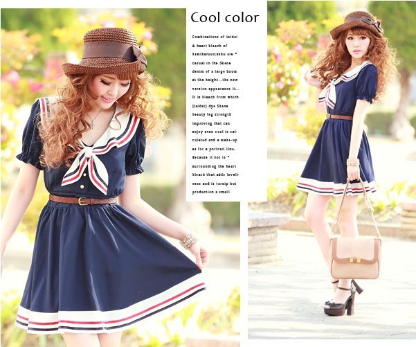 Cosplay-Costume-Japanese-School-Uniform-Navy-Sailor-Dress-Stripe-Bow--Anime-Girl-Lady-Lolita-Cartoon-32219368549