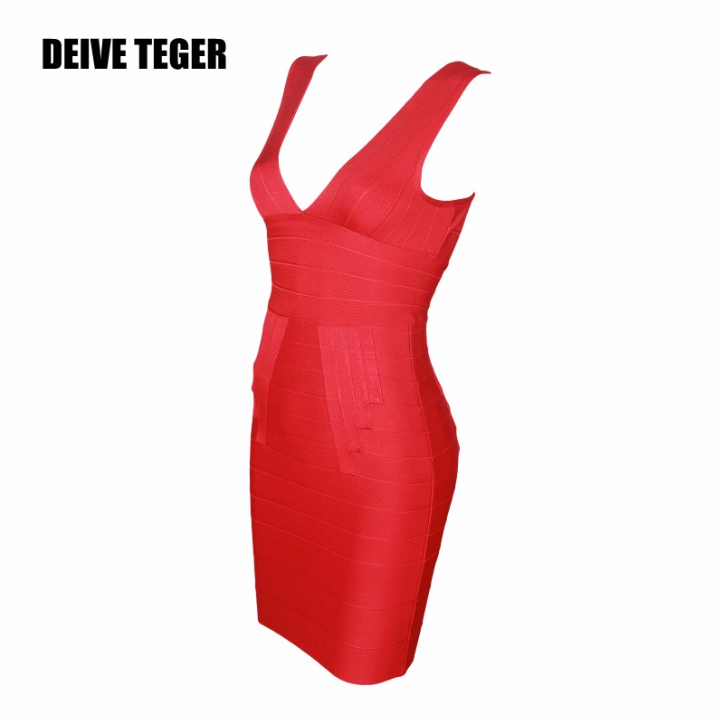 DEIVE-TEGER-Clear-Stock-2017-Fashion-Vestidos-Sexy-Sleeveless-Bandage-Elegant-Women-V-neck-Dress-CS0-32687458331