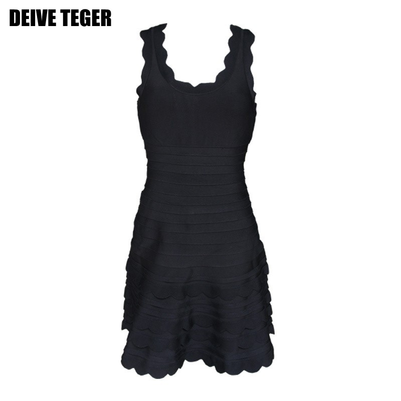 DEIVE-TEGER-Lace--Women39s-O-Neck-Bandage-Dress-Stripped-Colorful-Celebrity-Party-Dresses--HL1199-2051251909