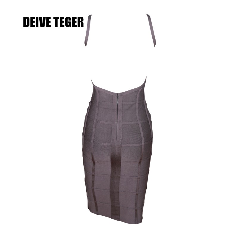 DEIVE-TEGER-gray-women-bandage-dress-V-Neck-pencil-lady-backless-Party-solid-Dresses-knee-length--HL-32648330537
