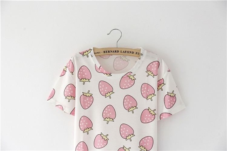 DHIHKK-2017-New-Women-T-shirt-Fruit-strawberry-print-O-neck-Casual-Womens-Short-Sleeve-T-shirt-Tee-T-32700696804