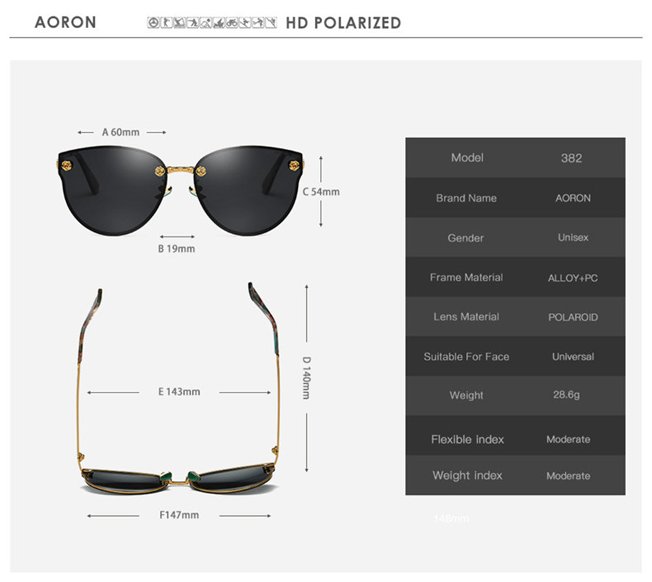 DOW-AMOUR-2017-Polarized-Fashion-Cat--Eye-Sunglasses-Men-Women-Eyewear-medusa-UV400-Alloy-Lady-oculo-32799824385