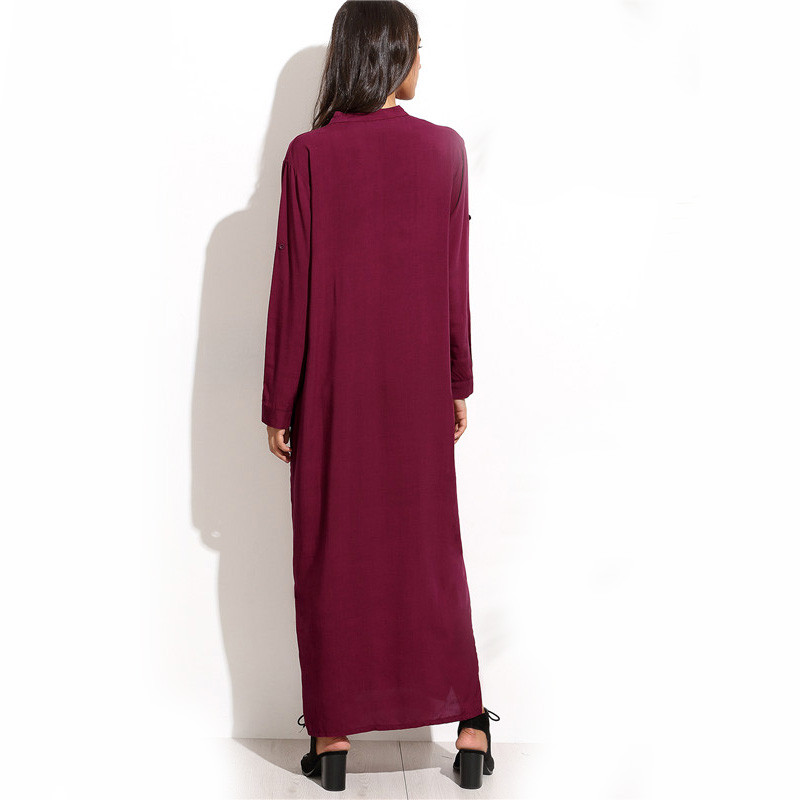 Dotfashion-Plain-Split-Side-Shirt-Dress-Ladies-Autumn-Maxi-Dresses-Plain-Long-Sleeve-Stand-Collar-Bu-32707197309