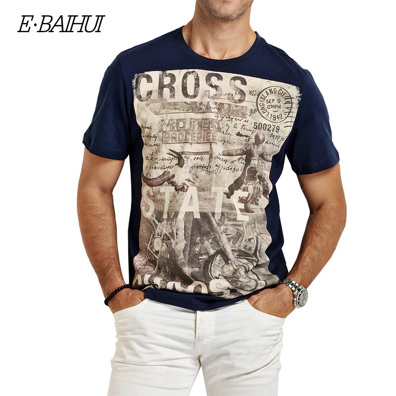 E-BAIHUI-brand-Summer-style-Men-Cotton-Clothing-T-shirtS-casual-T-Shirt-Fitness-tops-Tees-Skateboard-32672302906