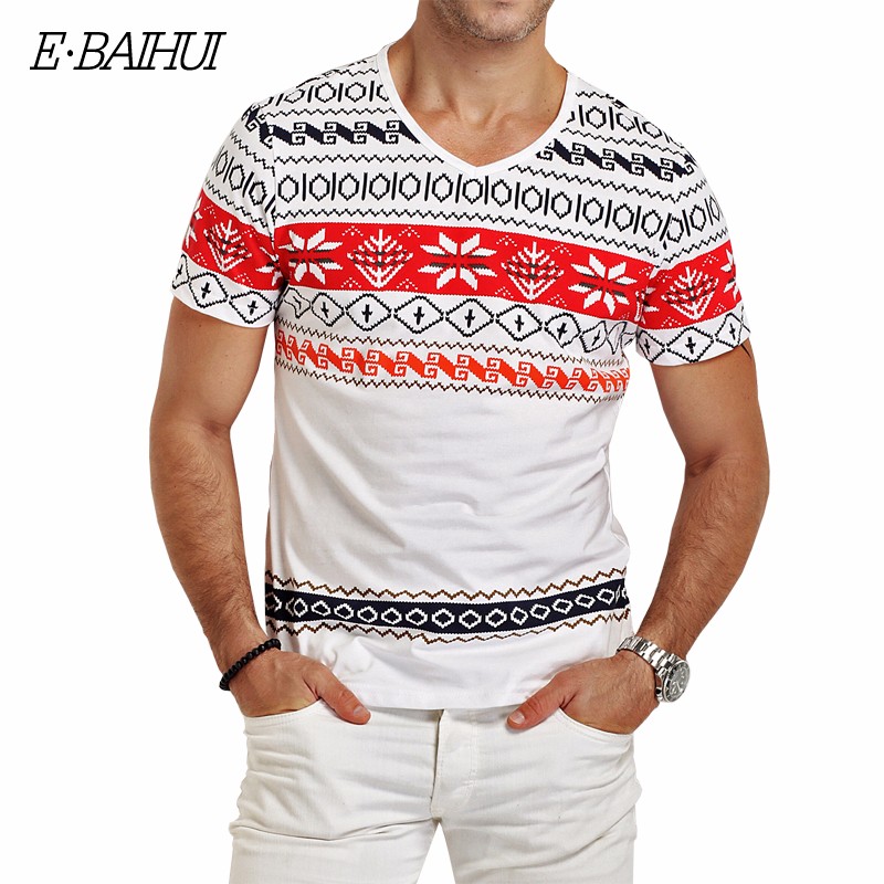 E-BAIHUI-brand-summer-style-t-shirt-Fashion-Men39s-clothing-casual-T-Shirts-man-Cotton-tops-tees-V-n-32488832301