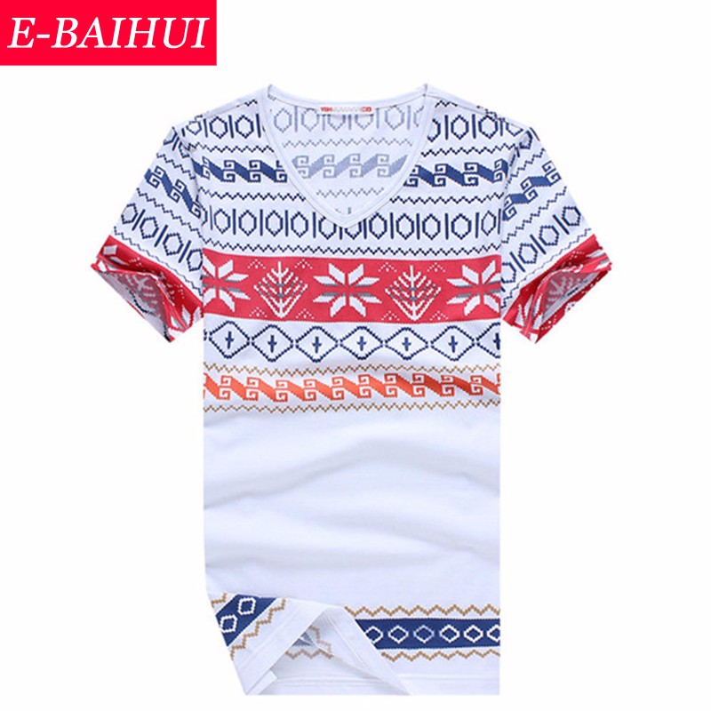 E-BAIHUI-brand-summer-style-t-shirt-Fashion-Men39s-clothing-casual-T-Shirts-man-Cotton-tops-tees-V-n-32488832301