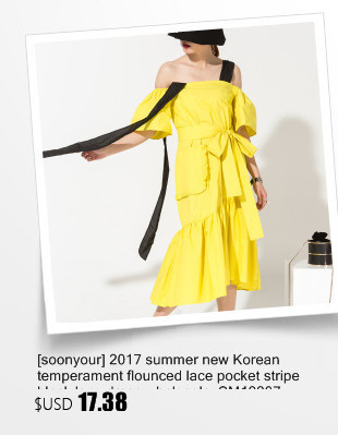 EAM-2017-Summer-Europe-and-solid-color-stitching-loose-short-sleeved-swing-perspective-gauze-dress-w-32725428407