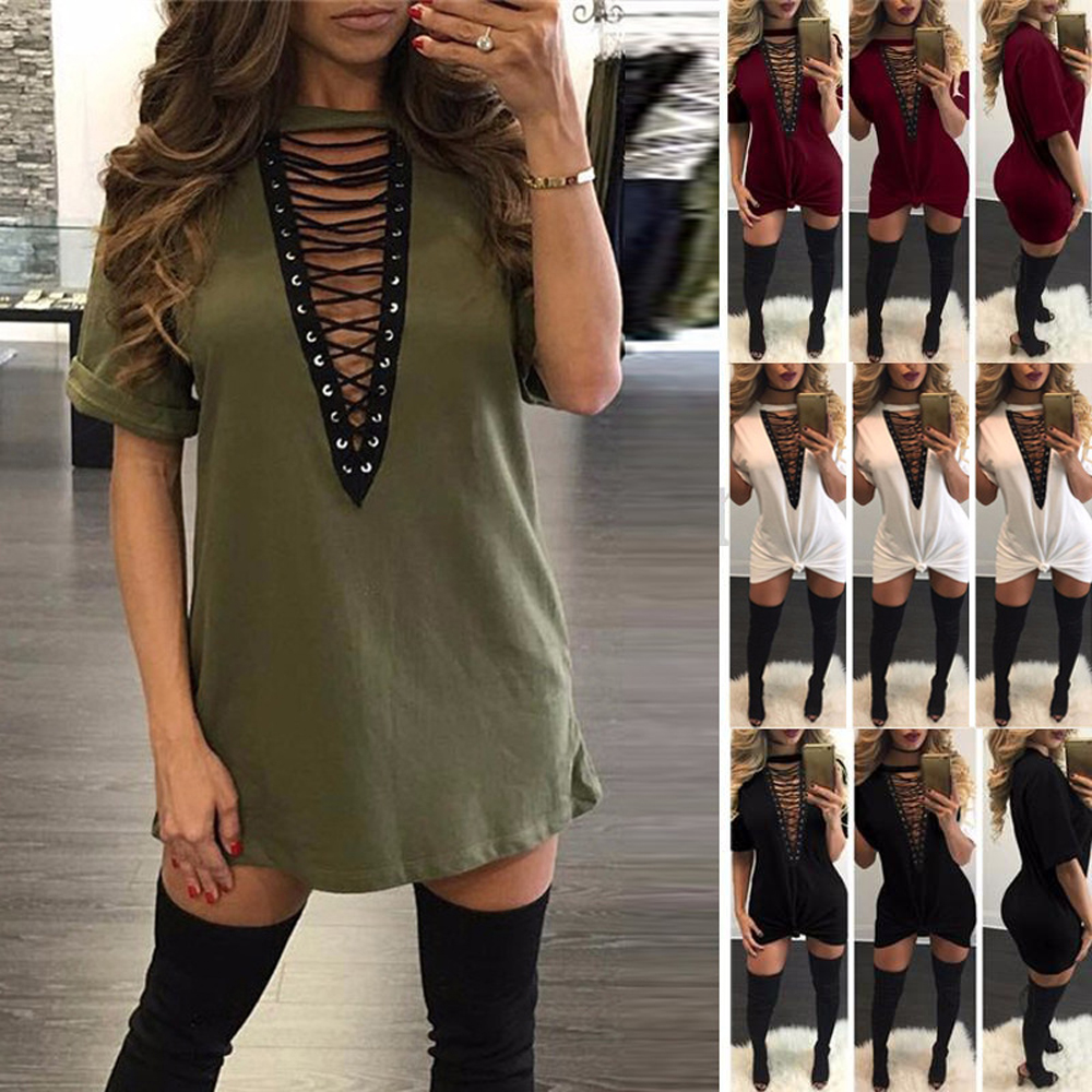 ELSVIOS-2017-Summer-Dress-Women-Sexy-Deep-V-Neck-Lace-Up-Tshirt-Dresses-Short-Sleeve-Bodycon-Bandage-32798437326