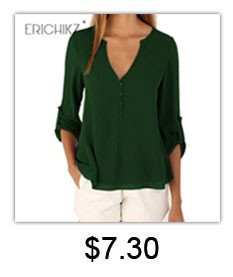 ERICHIKZ-New-Autumn-Fashion-Women-deep-v-neck-button-long-sleeve-ladies-tops-chiffon-shirts-solid-el-32703327548