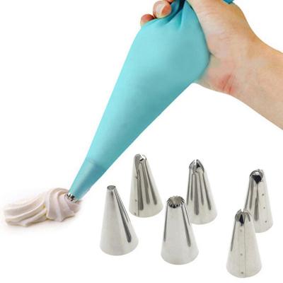 EZLIFE-7PCS-Russian-Piping-Tips-Cake-Pastry-Nozzles-Cake-Decorating-Tools-DIY--Biscuits-Cake-Pastry--32622820652