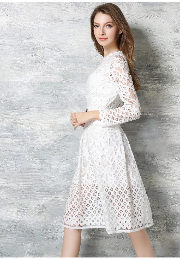 ElaCentelha-Brand-Dress-Summer-Women-High-Quality-Lace-Slim-Hollow-Out-Dress-Casual-Full-Sleeve-Soli-32590846776