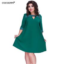 Elegant-2018-plus-size-women-clothing-dress-L-6xl-Autumn-printing-Dress-casual-women-patchwork-party-32644279955