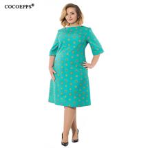 Elegant-2018-plus-size-women-clothing-dress-L-6xl-Autumn-printing-Dress-casual-women-patchwork-party-32644279955